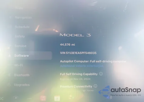 2023 Tesla Model 3 Rear-Wheel Drive z USA, uszkodzony, nr VIN 5YJ3E1EA5PF546035